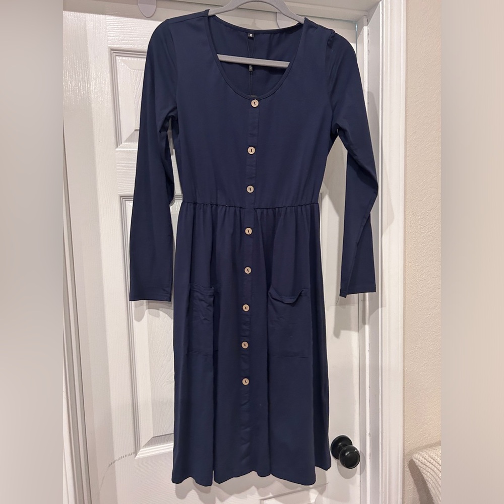 Navy blue dress